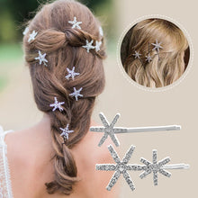 Indlæs billede til gallerivisning Hovedbeklædningstilbehør med Skinnende Diamantstjerner