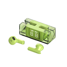 Indlæs billede til gallerivisning Trådløse øretelefoner med gennemsigtigt etui