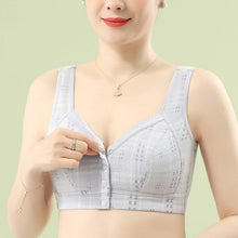 Indlæs billede til gallerivisning Blød og åndbar bomulds-BH med frontspændelukning