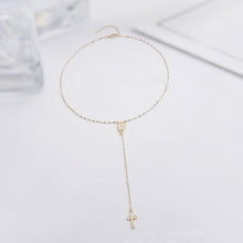 Indlæs billede til gallerivisning Halskæde med korsvedhæng