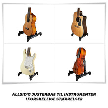 Indlæs billede til gallerivisning Foldbart instrumentstativ til guitar
