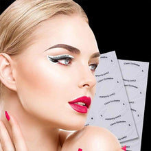 Indlæs billede til gallerivisning Quick eyeliner & eyeshadow stencil stickers