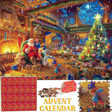 Indlæs billede til gallerivisning 🎅🧩Adventskalender 2023 jule-puslespil🎁
