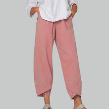 Indlæs billede til gallerivisning Afslappede bukser i bomuldsblanding