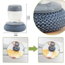 Indlæs billede til gallerivisning Sæbedispenserende håndfladebørste til køkken