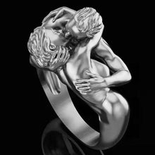 Indlæs billede til gallerivisning Kys og kram elskers kunstring