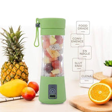 Indlæs billede til gallerivisning Bærbar USB elektrisk juiceblænder