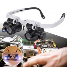 Indlæs billede til gallerivisning LED-brille forstørrelsesglas