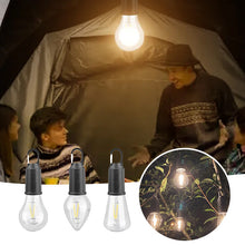 Indlæs billede til gallerivisning 💡 Ny Udendørs Camping Hængende Type-C Opladning Retro Pære Lys💡