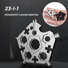 Indlæs billede til gallerivisning 23- i-1 Femkantet Lommeværktøj