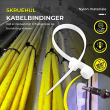 Indlæs billede til gallerivisning Kabelbindere med skruehuller🔥(250stk)🔥