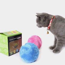 Indlæs billede til gallerivisning Elektrisk plysforet legetøjsbold til kæledyr