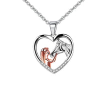 Indlæs billede til gallerivisning Pige og hest halskæde