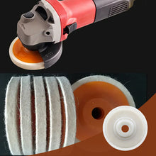 Indlæs billede til gallerivisning Uldfiber poleringsskive