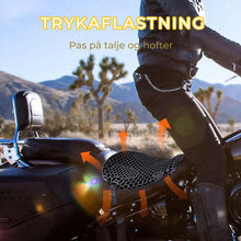 Indlæs billede til gallerivisning Honeycomb 3D åndbar motorcykel sædehynde dækker