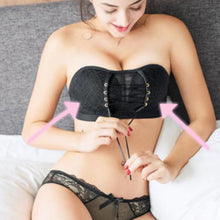 Indlæs billede til gallerivisning Lace Stropløs Snøre Bandeau