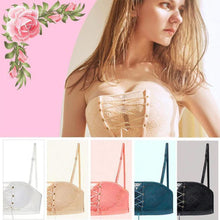 Indlæs billede til gallerivisning Lace Stropløs Snøre Bandeau