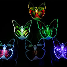 Indlæs billede til gallerivisning 3D LED sommerfugledekorations natlampe