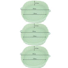 Indlæs billede til gallerivisning 3-delt sæt med Silikonebakker til airfryer