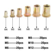 Indlæs billede til gallerivisning Nittepistolhoved og nittemøtrikker