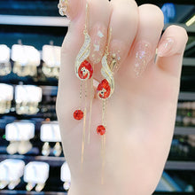 Indlæs billede til gallerivisning Påfugle øreringe