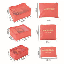 Indlæs billede til gallerivisning 6 stk. bærbare bagagepakningskubber