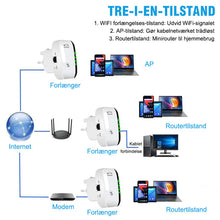 Indlæs billede til gallerivisning Trådløs WiFi Signalforlænger