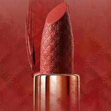 Indlæs billede til gallerivisning Fløjlsmat læbestiftsæt med glamourøs kædetaske