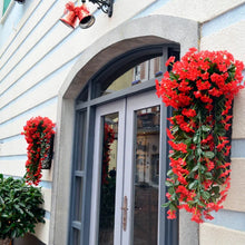 Indlæs billede til gallerivisning Kunstig blomsterkurv til ophængning