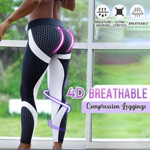 Indlæs billede til gallerivisning High Waist Geometric Printed Yoga Pants