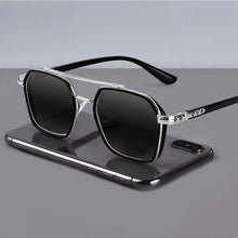 Indlæs billede til gallerivisning Dobbeltstråle Slim Retro Solbriller med optiske brilleglas