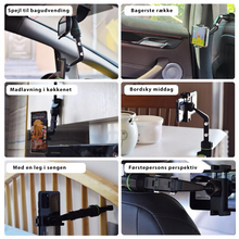 Indlæs billede til gallerivisning Multifunktionel telefonholder til bakspejl