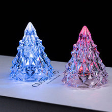 Indlæs billede til gallerivisning Mini LED Krystaljuletræs nattelampe