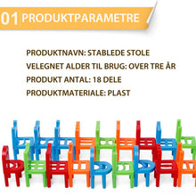 Indlæs billede til gallerivisning Stabl stoletårnet Balancespil