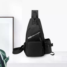 Indlæs billede til gallerivisning Skuldertaske i nylonfilm (Herre)