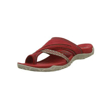 Indlæs billede til gallerivisning Åndbare sandaler af net- og læderstof