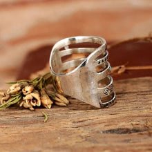 Indlæs billede til gallerivisning Sol, stjerne, måne sølvring