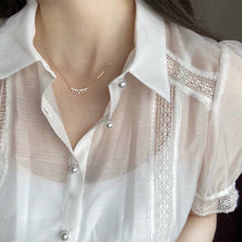 Indlæs billede til gallerivisning Diamant krone kravebenet kæde