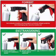Indlæs billede til gallerivisning Bærbart håndtag spray maling hoved