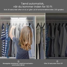 Indlæs billede til gallerivisning LED-belysning med bevægelsessensor til kabinetter