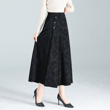 Indlæs billede til gallerivisning Højtaljede bukser med brede ben