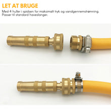 Indlæs billede til gallerivisning Slangemundstykke i messing