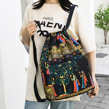 Indlæs billede til gallerivisning Foldbar sportsrygsæk med stor kapacitet og snørelukning