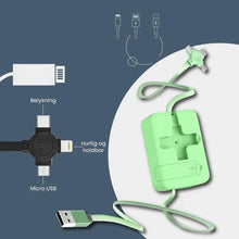 Indlæs billede til gallerivisning 4-i-1 datakabel-telefonstativ