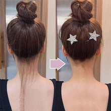 Indlæs billede til gallerivisning Stjernehårspænde med usynlig midtersektion