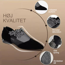 Indlæs billede til gallerivisning Rhinestone dekoration mesh hæl sko