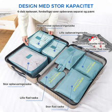 Indlæs billede til gallerivisning 6/7-delt opbevaringspose-sæt til tøjsortering