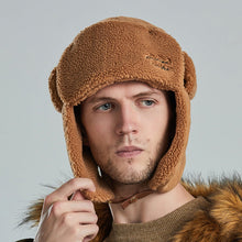 Indlæs billede til gallerivisning Jægerpelshue med øreklapper til vinter (Herre)