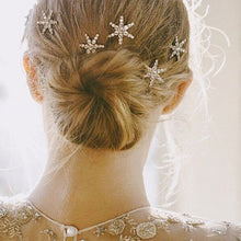 Indlæs billede til gallerivisning Hovedbeklædningstilbehør med Skinnende Diamantstjerner