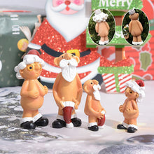 Indlæs billede til gallerivisning Julepynt Julemands-vedhæng i harpiks